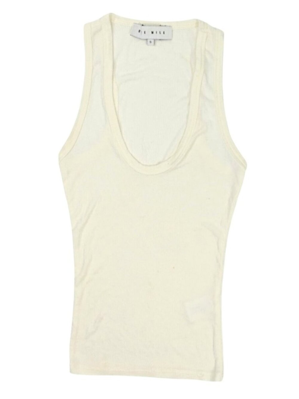 One Mile Amelia Tank in White